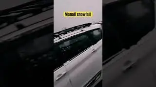 Manal snowfall ! Manali snow ! Snowfall manali today #travel #manali #manalitour #helitours