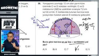 MEBİ AYT 5. Denemesi | Farklı Tarzda Kare, Karınca ile Küre ve ÖSYM Stili Analitik Sorusu!
