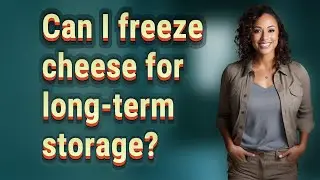 Can I freeze cheese for long-term storage?