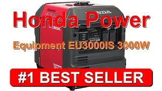 Портативный бытовой газовый электрогенератор Honda Power Equipment EU3000IS 3000 Вт 120 В - B076B...