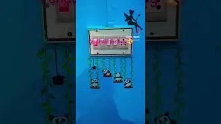 #Cute panda wall painting like n subscribe ❤️❤️