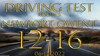 Driving Test Routes Newport (Gwent) #12 with Sat Nav