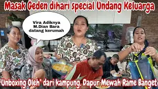 MASAK GEDEN DI HARI SPECIAL‼️MASAK REBUNG,TELOR CIT,RENDANG | VIRA ADIK MBA DIAN BARA DATANG KERUMAH