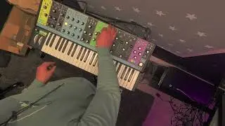 Hybrid jam with Virus Ti2, SH01A, Nord Rack 3, TR-8S, Maschine2 and Matriarch