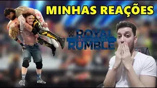 MINHAS REAÇÕES DO WWE ROYAL RUMBLE MATCH 2025