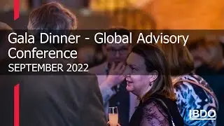 Gala Dinner BDO Global Advisory Conference 2022