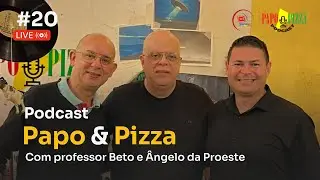 Podcast Papo & Pizza - Epis&oacute;dio 20 com Angelo Sbais e Prof. Alberto Rodrigues