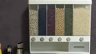 Cereal Dispenser | Wall Mounted Cereal Dispenser | Dry Food Dispenser