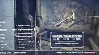 Skyrim Legendary Collector Series Episode 173 - Dawnguard Enhanced Dwarven Crossbow