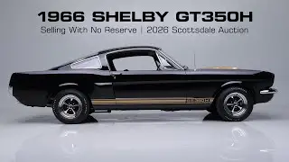 ПЕРВЫЙ ВЗГЛЯД - Shelby GT 350-H 1966 года - АУКЦИОН BARRETT-JACKSON В СКОТСДЕЙЛЕ, 2026 ГОД