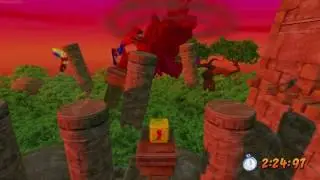 Crash Bandicoot N. Sane Trilogy: Sunset Vista (Time Trial - Platinum Relic)
