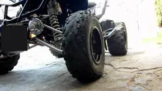 Puncturing of a quad tire