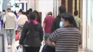 Modest Black Friday crowd at Texas mall