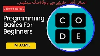 Programming important concepts, Block programming Code org Course D full