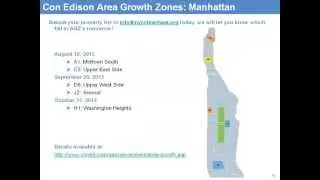 NYC Clean Heat Webinar: Con Edison's 2014 Area Growth Zones