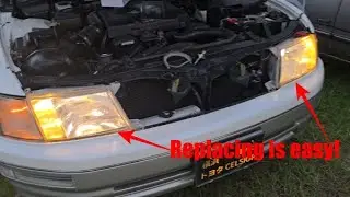 How to: Replace the low-beam headlights in your LS400/Celsior