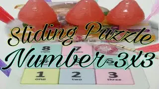 SLIDING PUZZLE NUMBER 3X3 GAMES #games #viralshorts #ScreenCast #Live