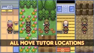 All Move Tutor Locations - Pokemon Hyper Emerald V5.6: Lost Artifacts