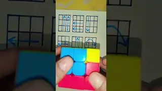 How to solve rubik's cube in easy tricks in formula #shorts #viral #youtubeshorts