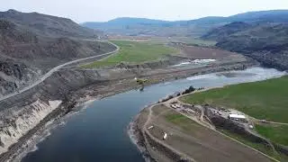 Drone video over Juniper Beach British Columbia (April 2022)