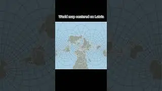 Mercator projection if it was focused on Latvia