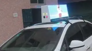 taxi top sign double side taxi led board full color