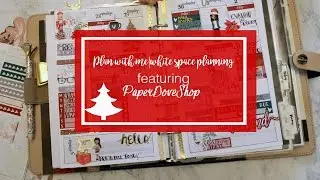 Plan With Me|White Space Planning|ft PaperDoveShop