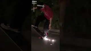 Flaming rose 😍 #rose #skateboarding #flaming #fire