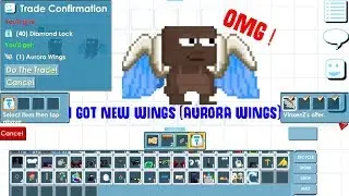 Growtopia│Finally I got New wings(aurora wings) (OMG) (Must Watch)