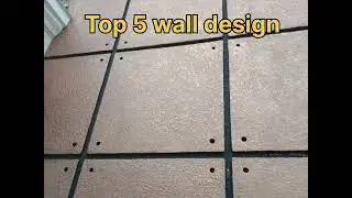 New trending wall texture design 😀😀! Top 5  wall texture design 😧😁! Low budget wall texture design!