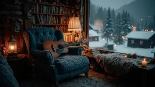 Relaxing Acoustic Guitar Music | Cozy Winter Mellow Instrumental for Focus & Sleep