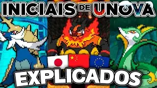 A INSPIRAÇÃO HISTÓRICA dos INICIAIS de Unova!