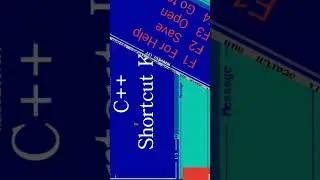 C++ Shortcut Keys