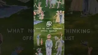 AJR - What No One&rsquo;s Thinking | Tracklist Announcement | #shorts