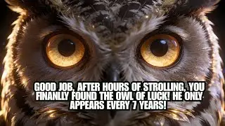 🦉✨  You Were Led Here Pay Attention! 💰Wealth Money Paths Are Opening &mdash; Trust This! Owl Of Luck