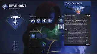 Destiny 2 : Glycon last chest & The Touch Of Winter aspect for Hunters.