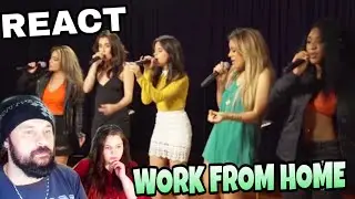 REAGINDO: FIFTH HARMONY - WORK FROM HOME (LIVE REACT)