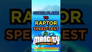 CYBER PLANE Vs RAPTOR SPEED-TEST In Mad City!
