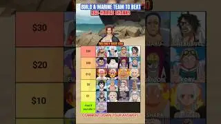 Build a Team to Beat Shanks! #onepiece #popular #luffy #egghead #shanks