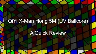 QiYi X-Man Hong 5M (UV Ballcore) 5x5x5 Cube