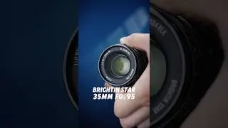 📷#brightinstar 35mm F0.95  Ultral Large Aperture APS-C Lens