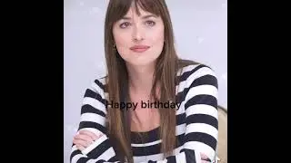 Jamie Dornan and Dakota Johnson happy birthday