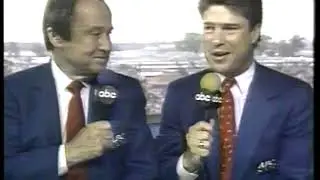 Auto Racing - 1986 - Indy 500 - Jack Arute Interview With Pole Sitter Rick Mears Of Penske Racing