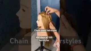 Easy chain braid hairstyle | step by step #shorts #hair #hairstyle #hairdo