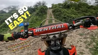 DEVILS PIT ENDURO DAY LOTS OF FALLS AND LOTS OF HILLS