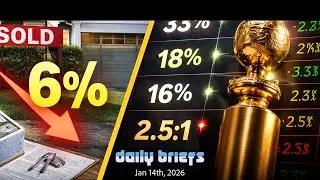 Bank Earnings Beat, Mortgage Demand Jumps, Polymarket Golden Globes // DB Business Update Jan 14th