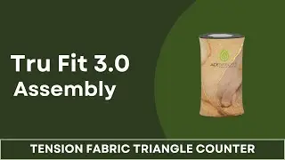 Triangle Counter | Tension Fabric | Tru Fit 3.0 | Ace Displays