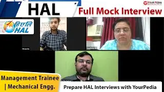 HAL Full Mock Interview For Management Trainee |HAL Interview  Preparation & Guidance with YourPedia