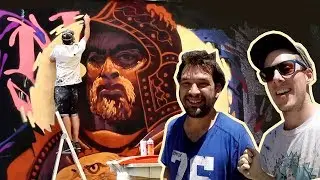 Surprise Collab Leads to Epic Street Art in Madrid!