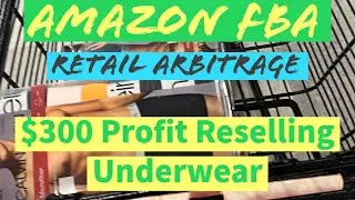 $300 Profit Reselling Underwear At TJ Maxx | Retail Arbitrage Amazon FBA